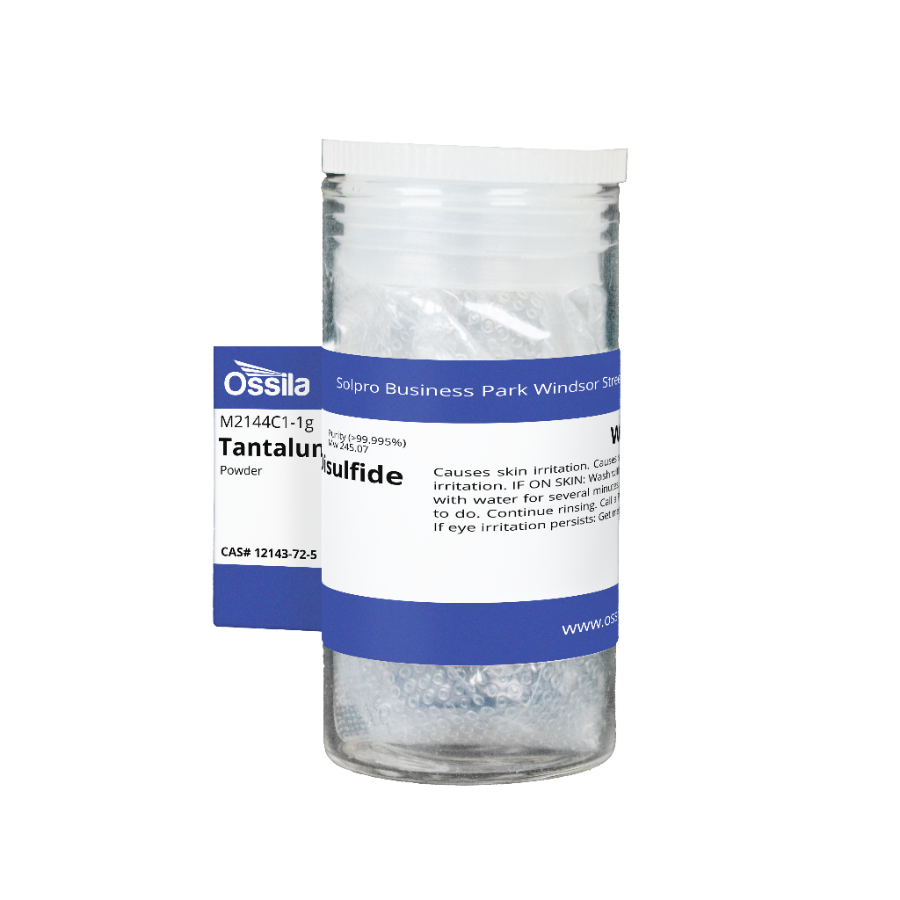 TaS2, Tantalum Disulfide Powder & Crystal | CAS 12143-72-5 | Ossila
