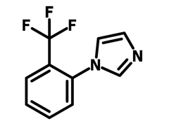 1-[2-(Trifluoromethyl)phenyl]imidazole chemical structure, CAS 25371-96-4