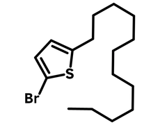 2-Bromo-5-dodecylthiophene chemical structure, CAS 153561-74-1