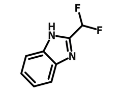 2-(difluoromethyl)benzimidazole chemical structure, CAS 705-09-9, CAS