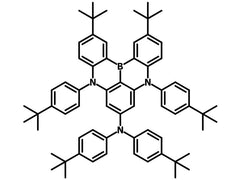 3tPAB - 2056877-25-7 - 2,12-di-tert-butyl-N,N,5,9-tetrakis(4-(tert-butyl)phenyl)-5,9-dihydro-5,9-diaza-13b-boranaphtho[3,2,1-de]anthracen-7-amine chemical structure