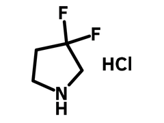 3,3-Difluoropyrrolidine hydrochloride chemical structure, CAS 163457-23-6