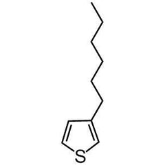Chemical structure of 3-Hexylthiophene, CAS 1693-86-3
