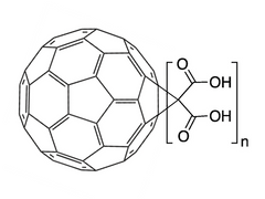 c60 fullerene malonic acid chemical structure