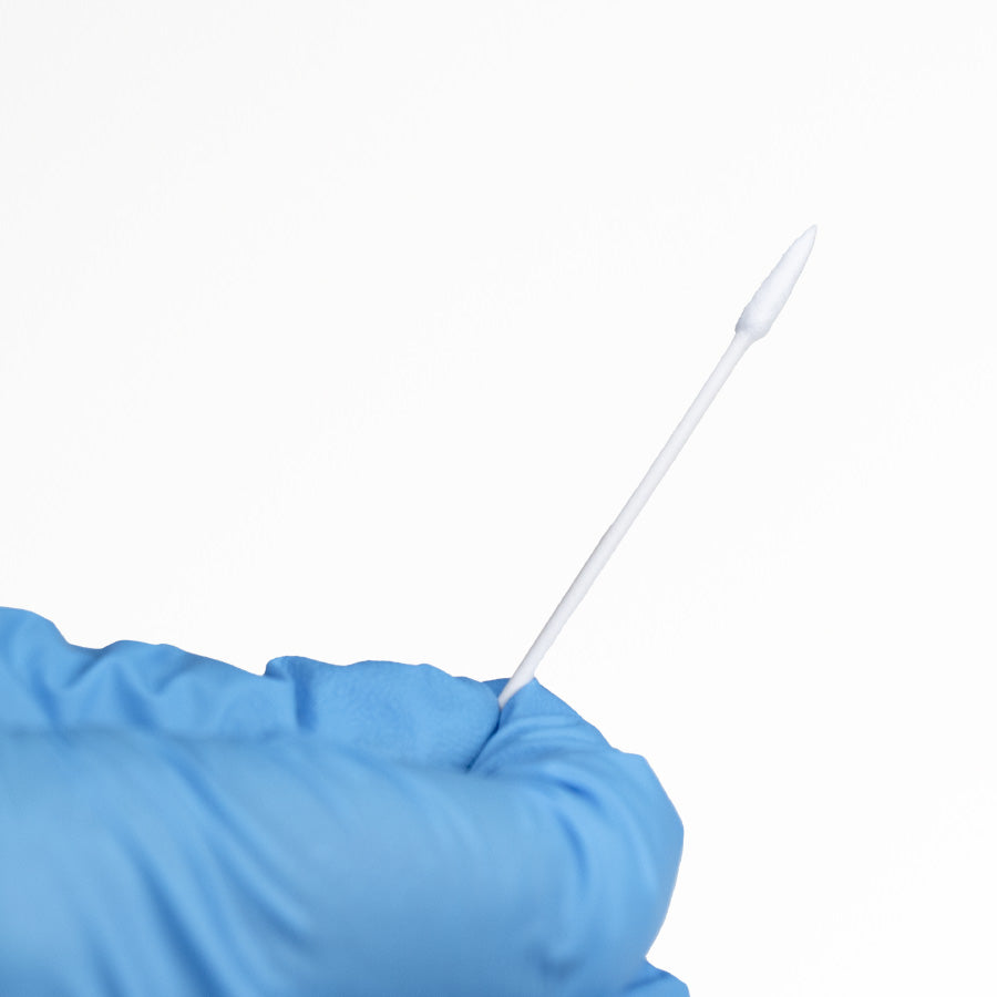 Sharp and narrow High-precision Clean room Swabs