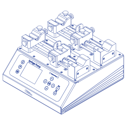 Ossila Dual Syringe Pump wireframe