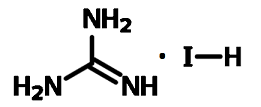Guanidinium iodide, Diaminomethaniminium iodide, Guanidine hydroiodide, 19227-70-4