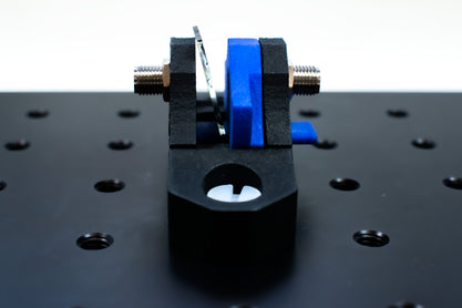 Incorrect positioning of substrate for spectroscopy- not at 90°