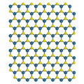 Tantalum disulfide crystals by size