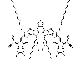 Chemical structure of BTP-4F-12 (Y12)