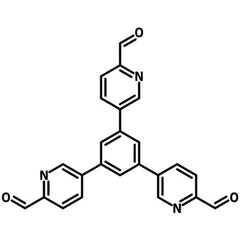 1482413-54-6 - 5,5'',5''''-(benzene-1,3,5-triyl)tripicolinaldehyde (BTPA) chemical structure