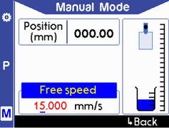 Free motion screen - edit free speed