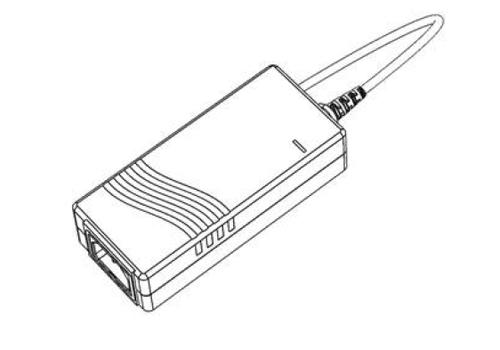 Drawing of power cord and power supply