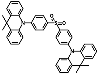 Chemical structure of DMAC-DPS