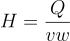 Thin film thickness equation for doctor blade coating