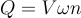 Flow rate (Q) for a given number of rollers