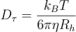 Stokes-Einstein equation