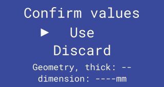 Ossila Four-Point Probe geometry confirmation screen