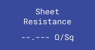 Ossila Four-Point Probe sheet resistance results screen