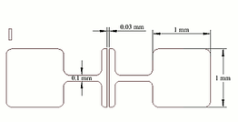 30 micron channel length evaporation mask (dimensions)