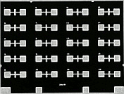 Linear channel length OTFT evaporation mask (30 microns)