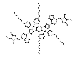 Chemical structure of IDT-2Br