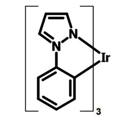 Chemical structure of Ir(PPZ)3