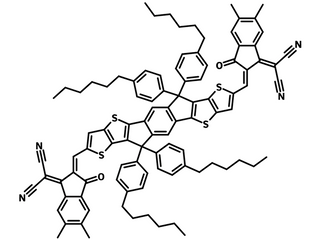 Chemical structure of ITIC-DM