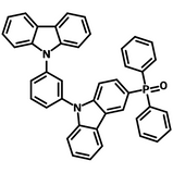 mCPPO1, 9-(3-(9H-Carbazol-9-yl)phenyl)-3-(diphenylphosphoryl)-9H-carbazole, 1296229-26-9