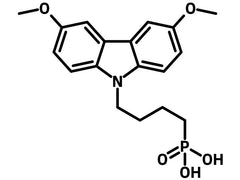 meo-4pacz - 2922526-56-3 - (4-(3,6-dimethoxy-9H-carbazol-9-yl)butyl)phosphonic acid chemical structure