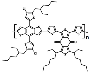 Chemical structure of PBDB-T-2Cl