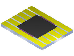 Photovoltaic substrate with one large pixel