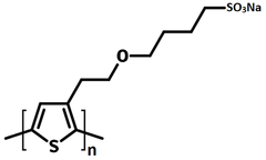 Chemical structure of PTEBS