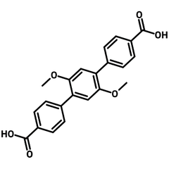 1392416-19-1 - 2',5'-Dimethoxy[1,1':4',1''-terphenyl]-4,4''-dicarboxylic acid chemical structure